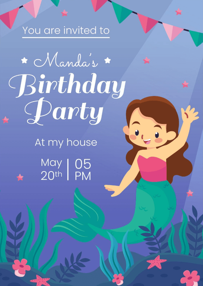 Mermaid party theme