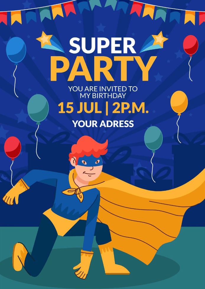 Superhero party theme